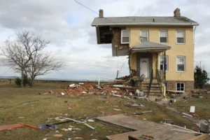 Union Beach Home Destroyed by Superstorm Sandy (Hurricane Sandy)